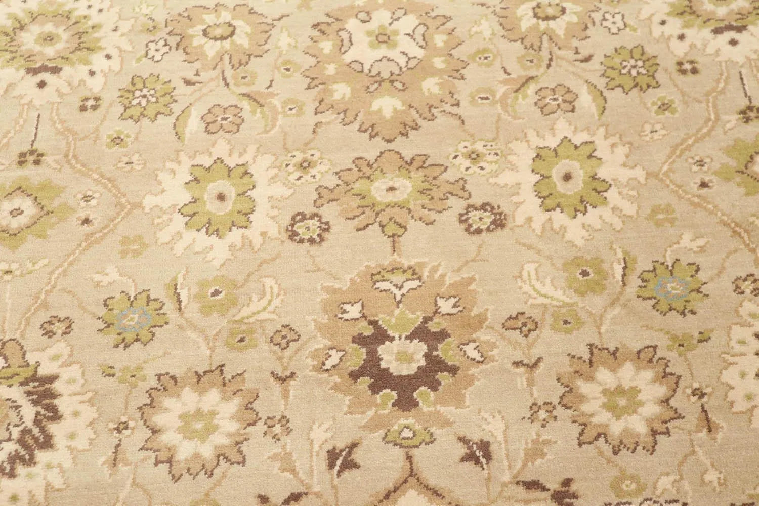 9' x 12' Traditional Oushak Hand Knotted Area Rug Carpet 100% wool Beige